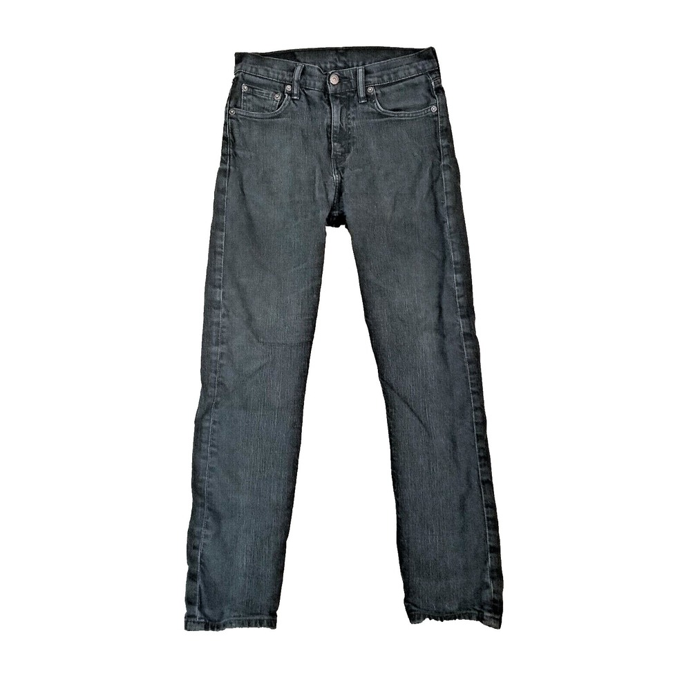 Levi's 511 jeans men's 28 x 30 skinny straight black stretch denim pants